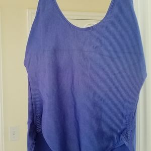 One piece blue swimsuit